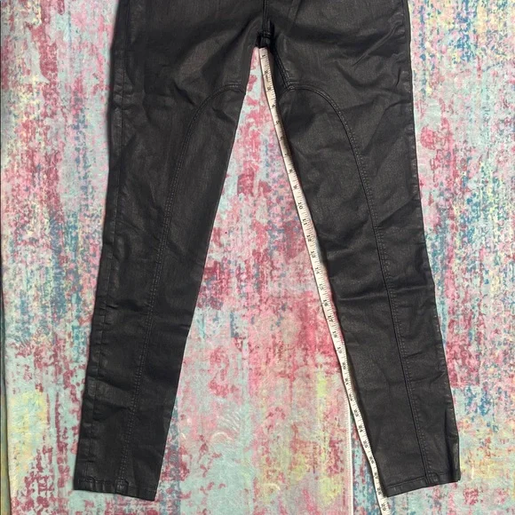 Burberry Brit Black pleather skinny stretch Pants - Picture 7 of 13